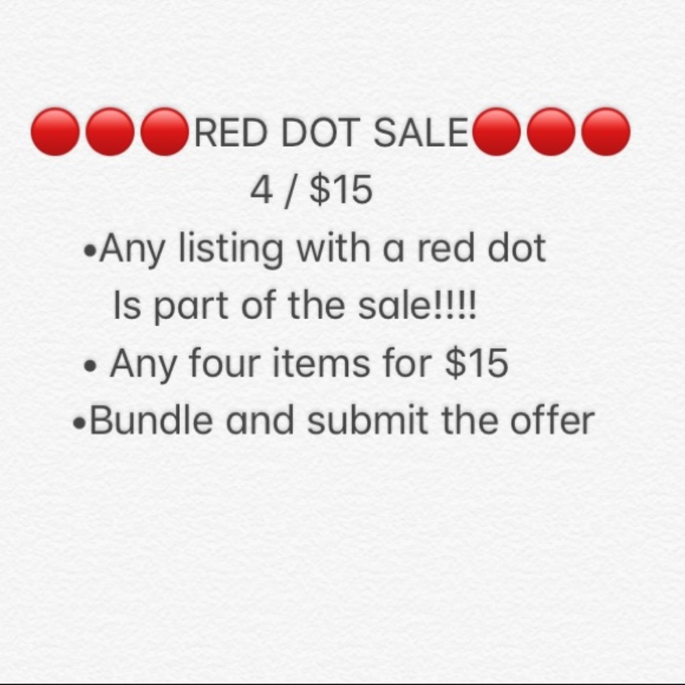 4 Items for $15 !🔴